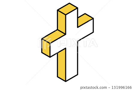 十字線圖示的等距插圖 十字線圖示的等距插圖 131996166