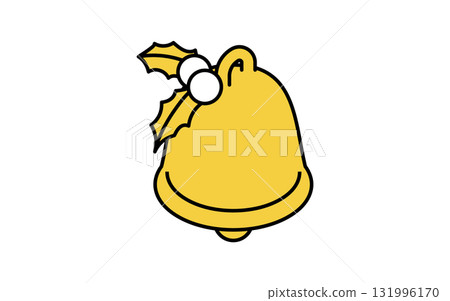 Isometric illustration of a Christmas bell line icon Isometric illustration of a Christmas bell line icon 131996170