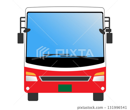 Tourist bus seen from the front 131996541