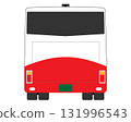 Tourist bus seen from behind 131996543
