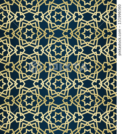 Islamic background with traditional style arabic. Seamless pattern for card, background, fabric or abstract design. Muslim ornament. 131996560