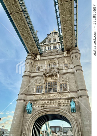 Tower Bridge (a bascule bridge over the River Thames in London, England) Tower Bridge (a bascule bridge over the River Thames in London, England) 131996697
