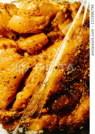 marinated chicken for Andalusian pinchos 131996796