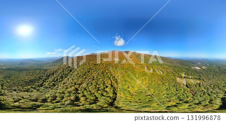 栗駒山紅葉的VR航拍 131996878