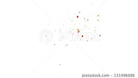 Photograph capturing a dramatic blood splash on a clean white background. The red liquid forms organic droplets and abstract shapes. Adeal for horror, medical, or artistic use. Photograph capturing a dramatic blood splash on a clean white background. The red liquid forms organic droplets and abstract shapes. Adeal for horror, medical, or artistic use. 131996886