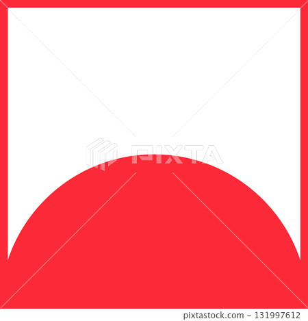 Red sunrise frame Red sunrise frame 131997612