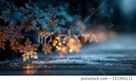 雪花與閃耀光芒的冬日奇幻 131998211