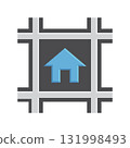Real estate property vector icon design element. 131998493
