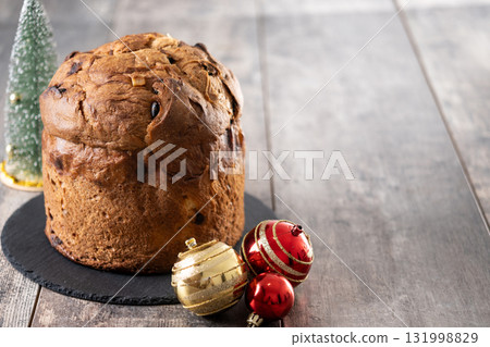 Traditional Italian Panettone Traditional Italian Panettone 131998829