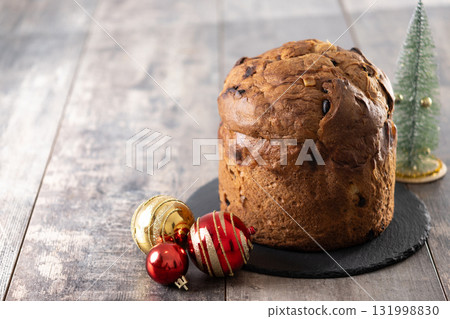 Traditional Italian Panettone Traditional Italian Panettone 131998830