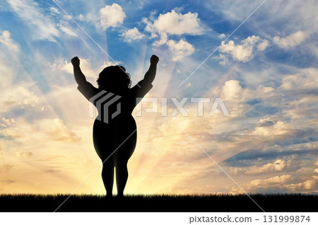 Beautiful cloudy evening sky Beautiful cloudy evening sky 131999874