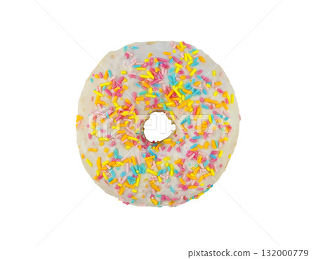 Donuts in white glaze Donuts in white glaze 132000779
