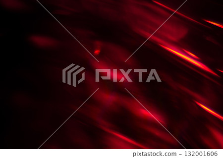 Red light effect on black background. Abstract wallpaper. Analog film effect. Blurred defocused. Lo-fi effect Red light effect on black background. Abstract wallpaper. Analog film effect. Blurred defocused. Lo-fi effect 132001606