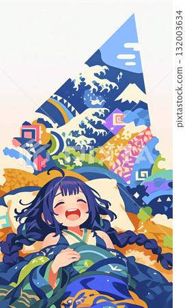 Smiling Girl Patchwork Smiling Girl Patchwork 132003634