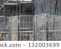 Construction site entrance caster gate image 132003699