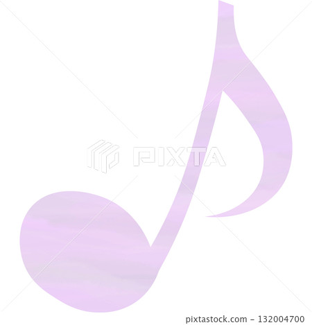 八分音符影像的精美水彩插圖 八分音符影像的精美水彩插圖 132004700