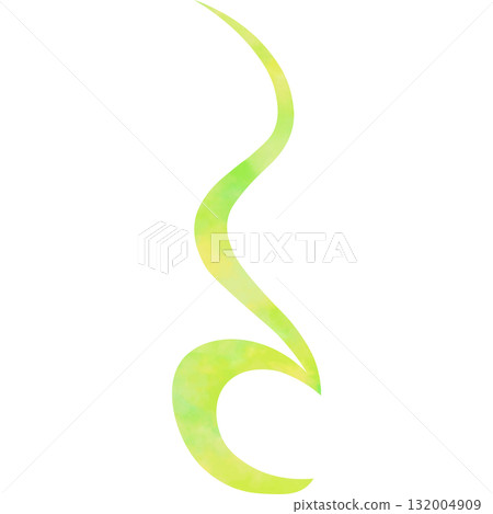 Beautiful watercolor pattern quarter rest icon image illustration 132004909