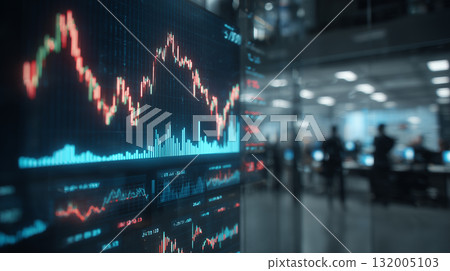 Images of the economy and financial markets - Financial data and office views 132005103