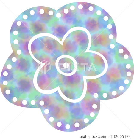 Beautiful watercolor flower icon image illustration Beautiful watercolor flower icon image illustration 132005124