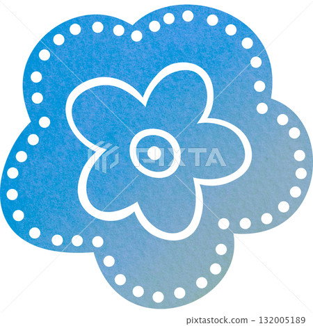 Beautiful watercolor flower icon image illustration Beautiful watercolor flower icon image illustration 132005189