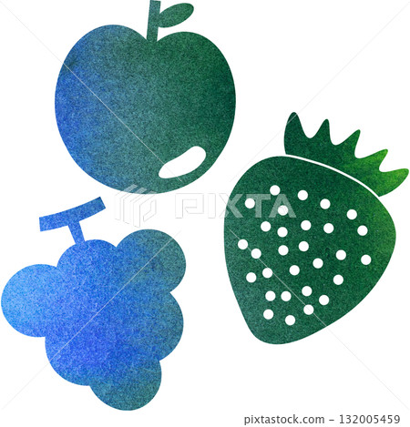 Beautiful watercolor fruit icon image illustration Beautiful watercolor fruit icon image illustration 132005459