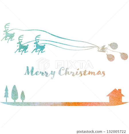 Beautiful watercolor Christmas icon image illustration Beautiful watercolor Christmas icon image illustration 132005722