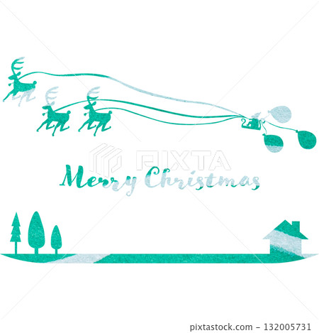 Beautiful watercolor Christmas icon image illustration Beautiful watercolor Christmas icon image illustration 132005731