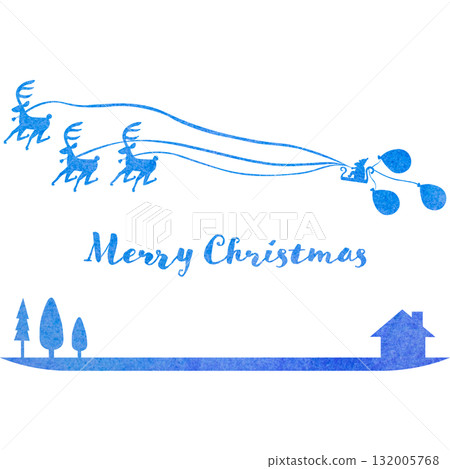 Beautiful watercolor Christmas icon image illustration Beautiful watercolor Christmas icon image illustration 132005768