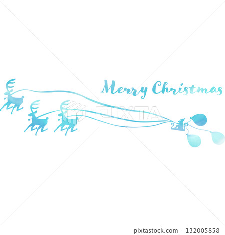 Beautiful watercolor Christmas icon image illustration Beautiful watercolor Christmas icon image illustration 132005858