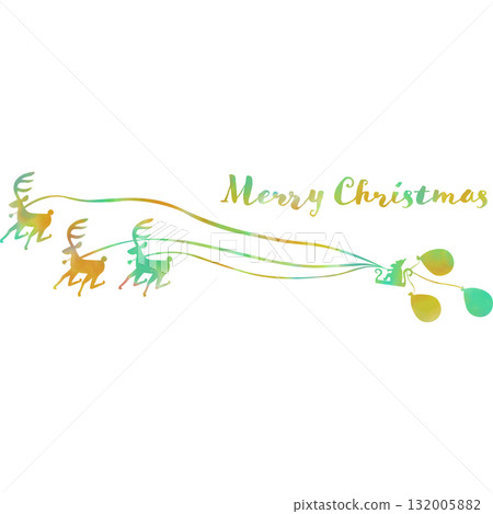 美麗的水彩畫聖誕圖示圖像插圖 美麗的水彩畫聖誕圖示圖像插圖 132005882