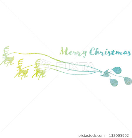 美麗的水彩畫聖誕圖示圖像插圖 美麗的水彩畫聖誕圖示圖像插圖 132005902