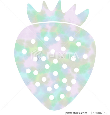 美麗的水彩草莓圖示圖像插圖 美麗的水彩草莓圖示圖像插圖 132006150