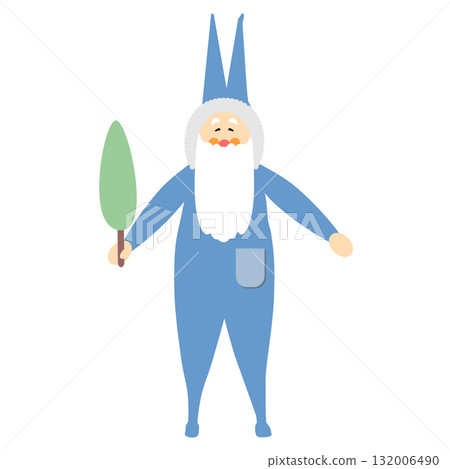 聖誕插畫:可愛的聖誕老人,商場聖誕老人風格,向量圖 聖誕插畫:可愛的聖誕老人,商場聖誕老人風格,向量圖 132006490