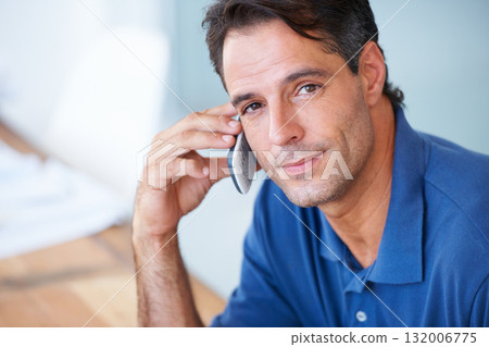 Portrait, business and man with phone call, connection and conversation for planning, confident and talking. Face, mature male employee and entrepreneur with smartphone, network and communication Portrait, business and man with phone call, connection and conversation for planning, confident and talking. Face, mature male employee and entrepreneur with smartphone, network and communication 132006775