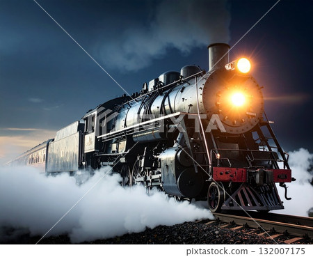 steam locomotive  132007175