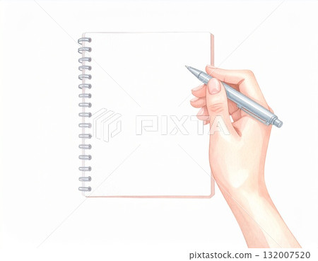 做筆記的人的手 132007520