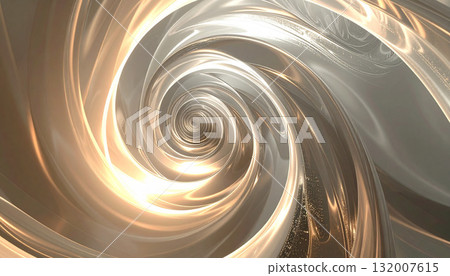 Abstract swirling rays of light that shine like metal Abstract swirling rays of light that shine like metal 132007615