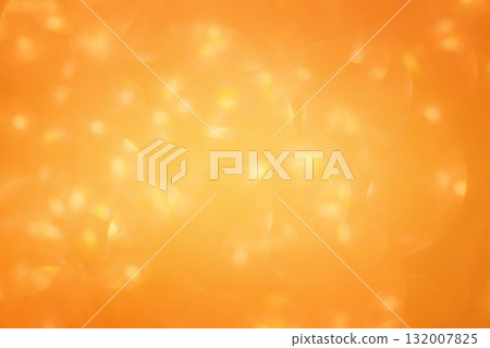 Glitter background with defocused lights. Abstract photo of dark yellow sparkles. Golden blurred 132007825