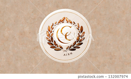 抽象咖啡豆輪廓圖案 抽象咖啡豆輪廓圖案 132007974