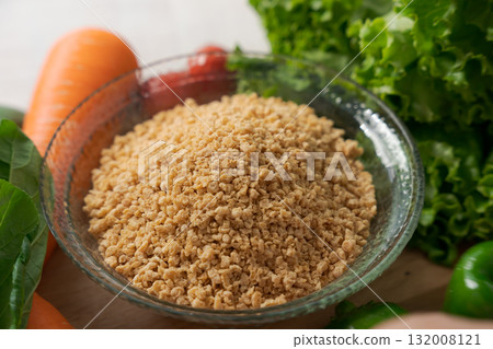 Minced soybeans and vegetables Minced soybeans and vegetables 132008121