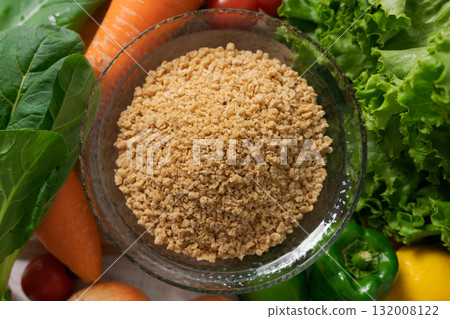Minced soybeans and vegetables Minced soybeans and vegetables 132008122