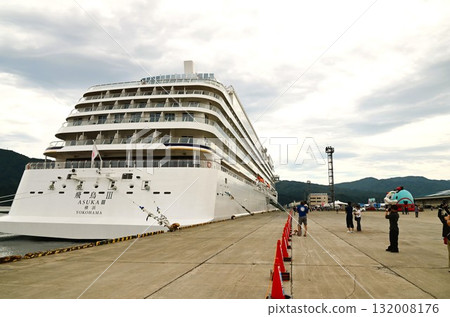 宮古港的早晨:豪華遊輪飛鳥三號首次停靠 宮古港的早晨:豪華遊輪飛鳥三號首次停靠 132008176
