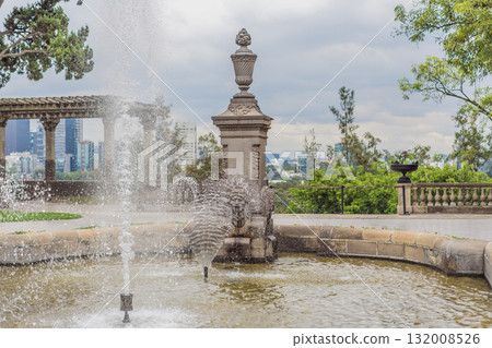 Chapultepec Castle in Mexico City, a historic landmark and cultural heritage site, attracting tourists worldwide. Architecture, history, and iconic travel destination concept Chapultepec Castle in Mexico City, a historic landmark and cultural heritage site, attracting tourists worldwide. Architecture, history, and iconic travel destination concept 132008526