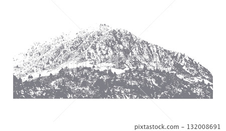 Mountain grunge texture 132008691