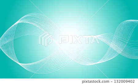 Green curve background design 132009402