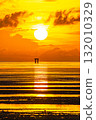 Scenery view of beautiful gradient sky of sunset over Saphanhin Phuket 132010329