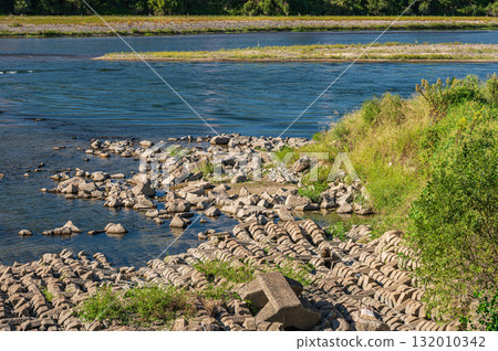 Yodo River scenery, Hirakata City, Osaka Prefecture 132010342