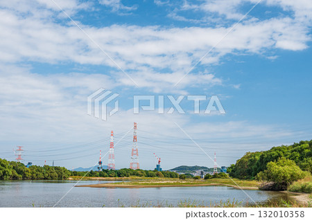 大阪府枚方市高槻市淀川風景 132010358