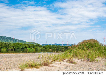淀川風景 大阪府枚方市 淀川風景 大阪府枚方市 132010374