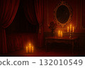Room with candles 132010549